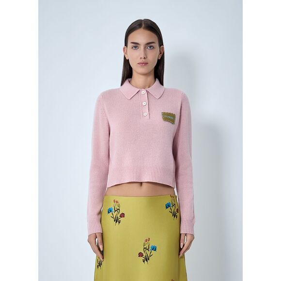 Marni Women Logo Patch Sweater